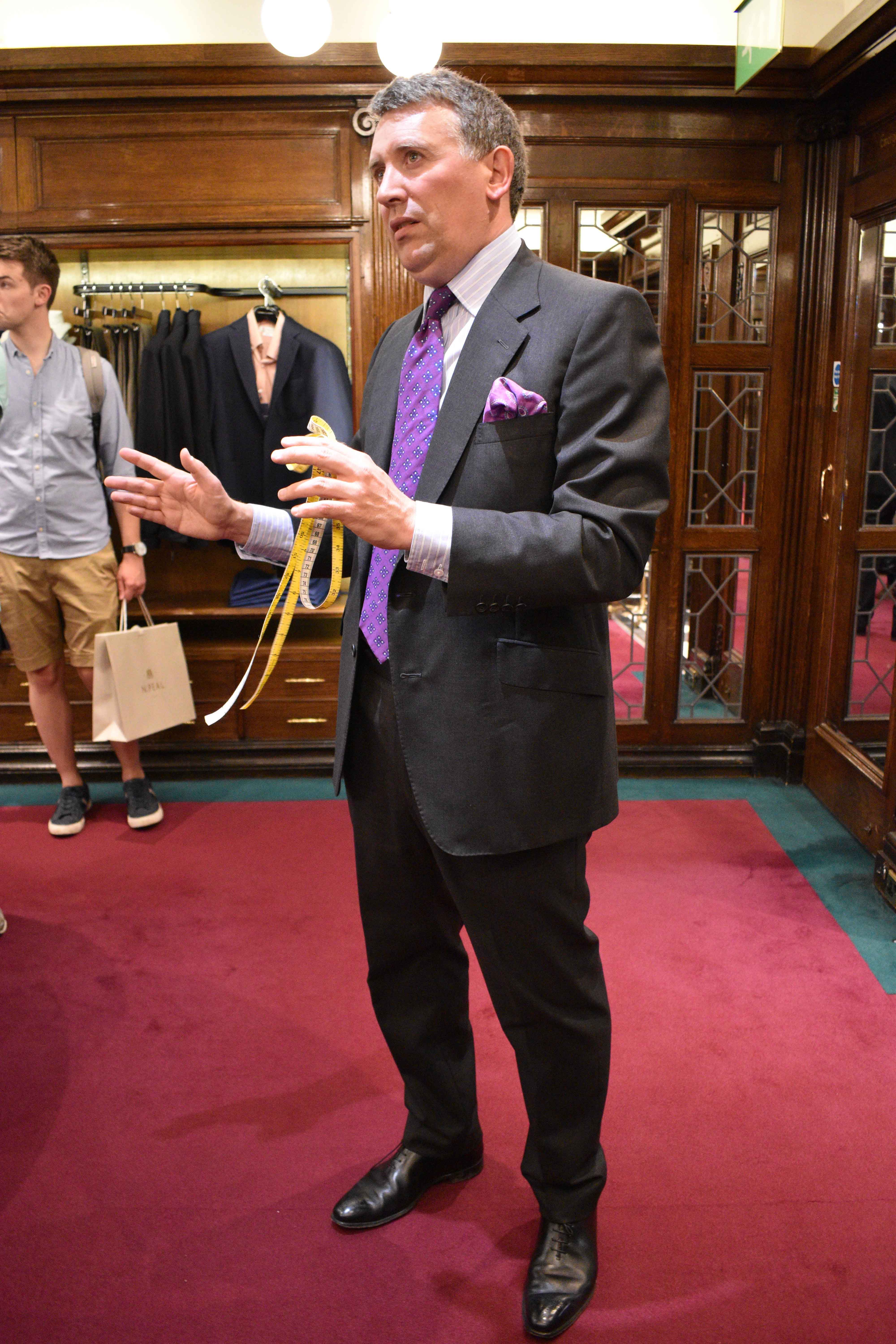 james cook retail manager of turnbull & asser 