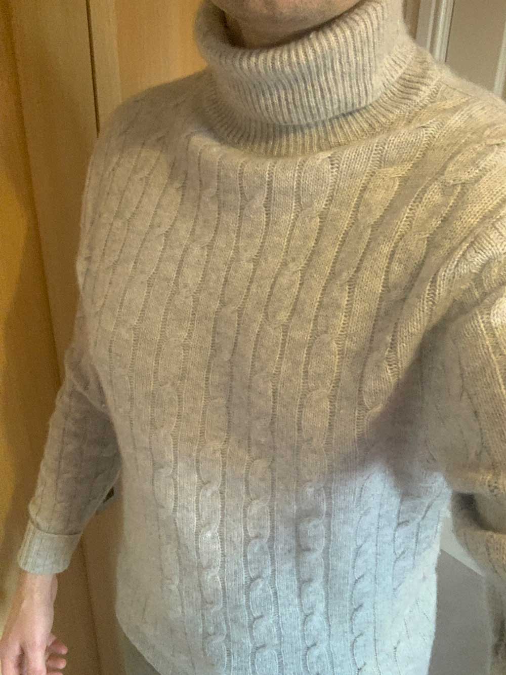Roll Neck Cashmere Sweater 