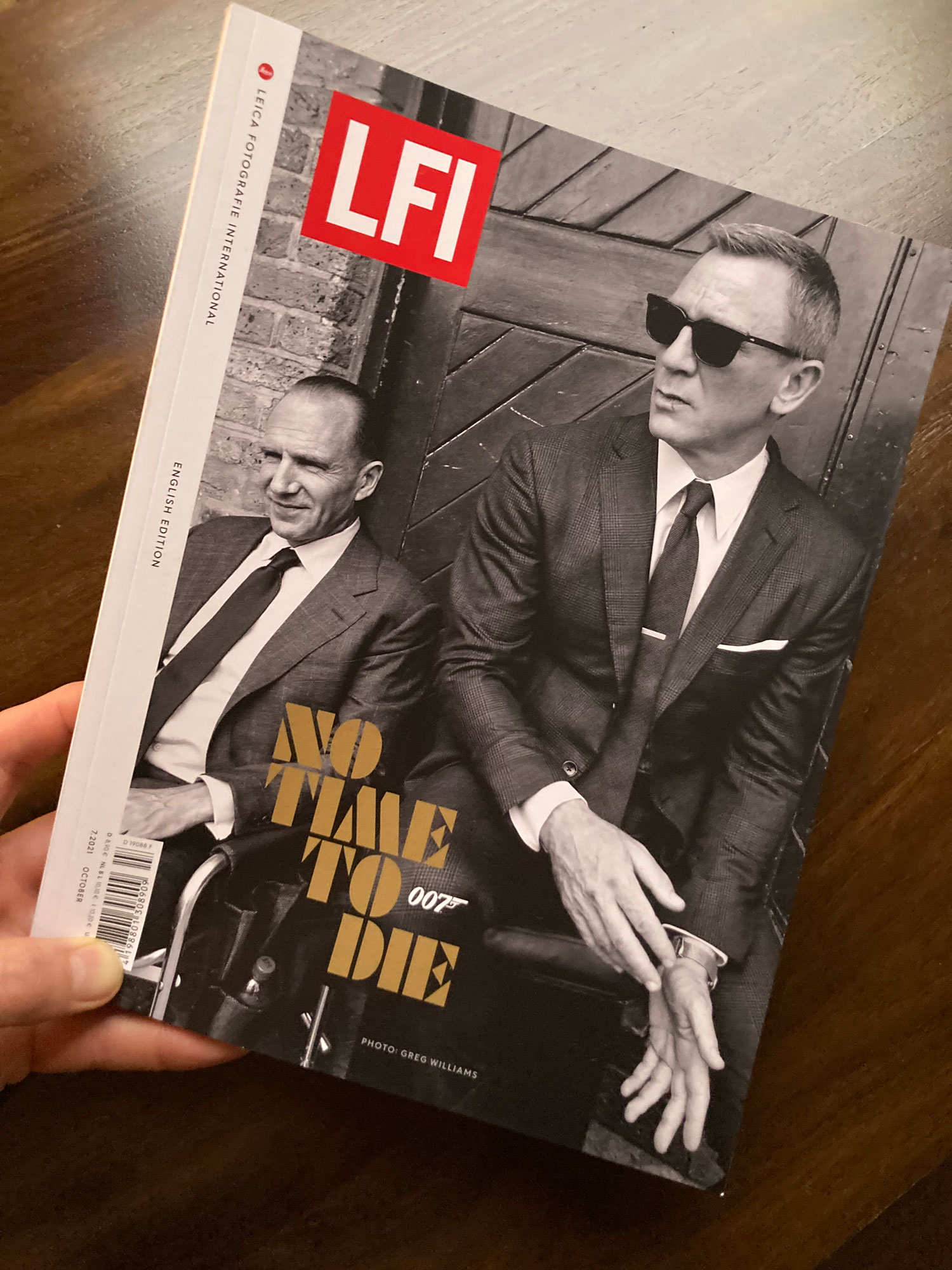 LFI magazine of No Time to die promo cover