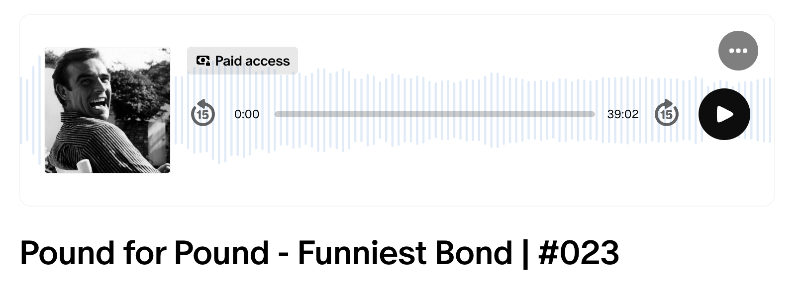 funniest Bond link to patreon 