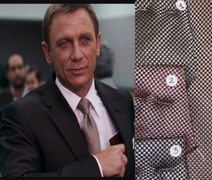 Daniel Craig Quantum of Solace Tom Ford Ties