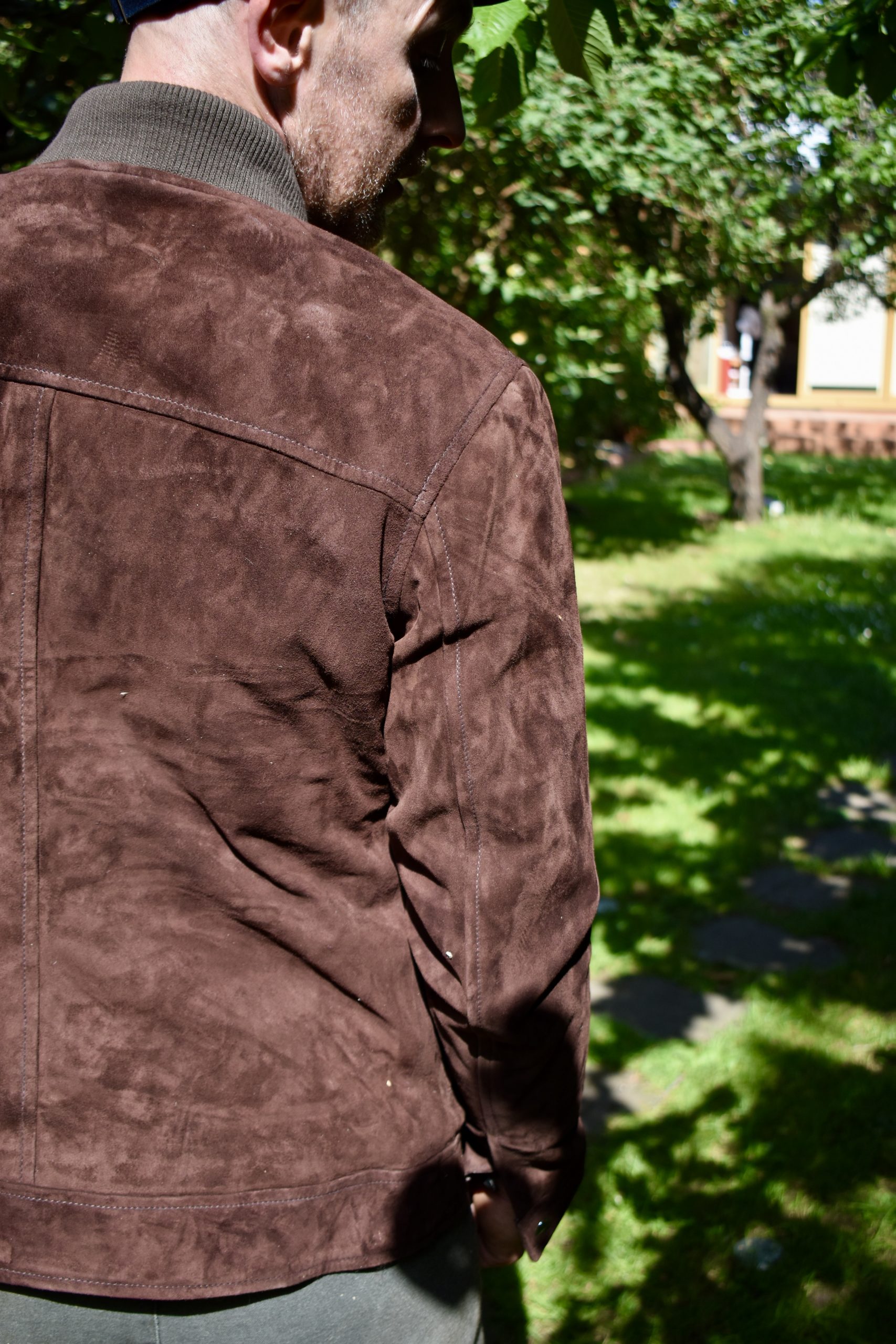 The Jacket Maker brown suede 