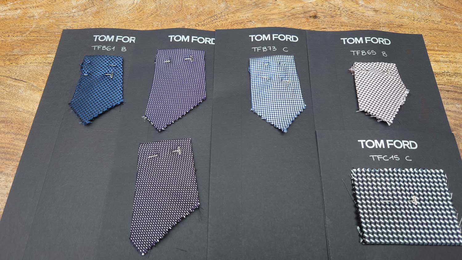Tom Ford Ties swatches