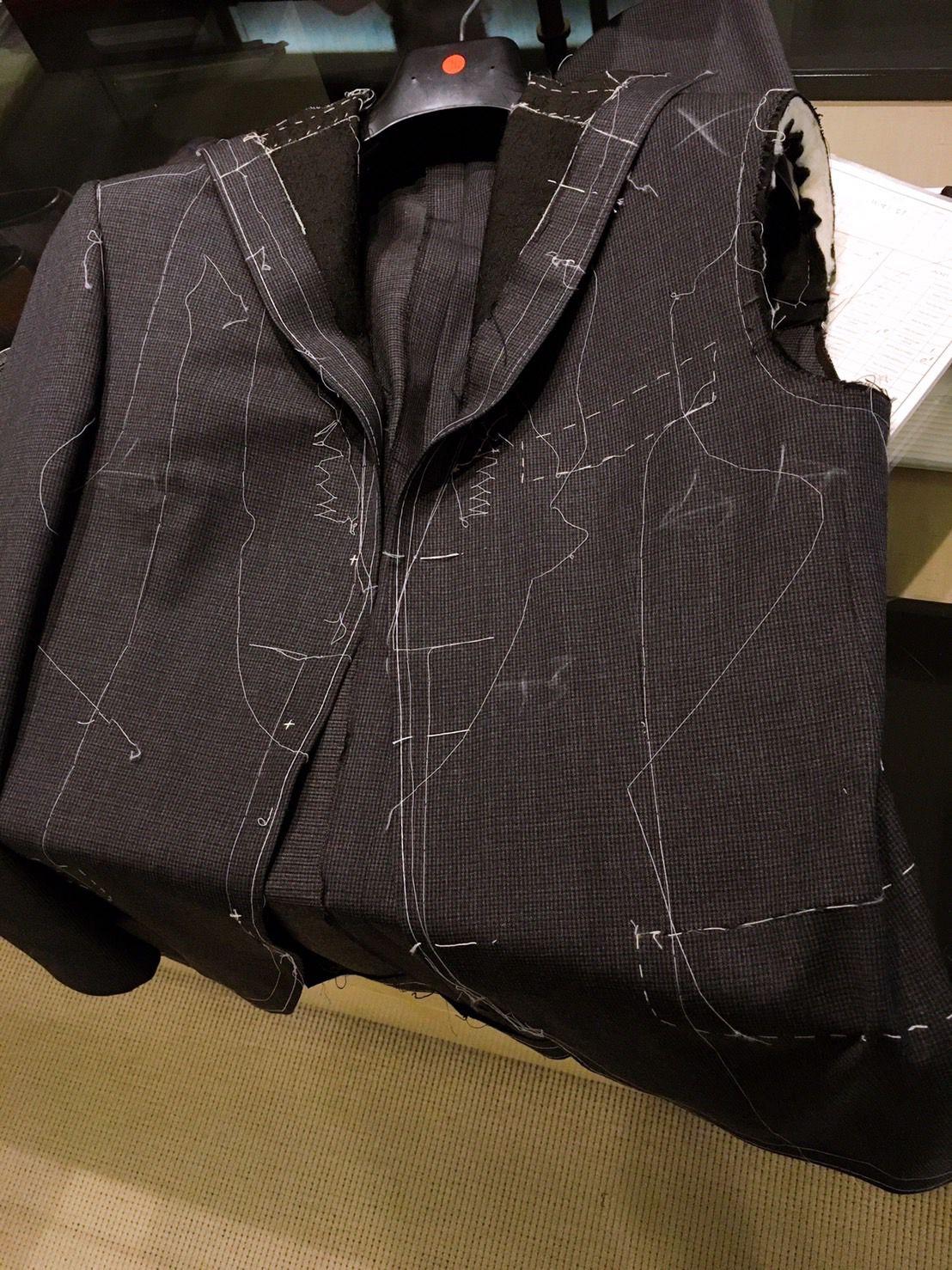 Bespoke Brioni Suit early stages