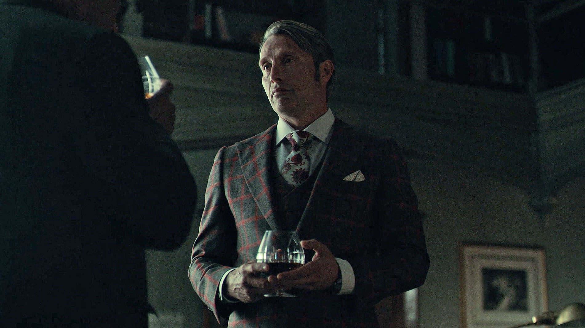 Red Windowpane Hannibal drinks with Jack