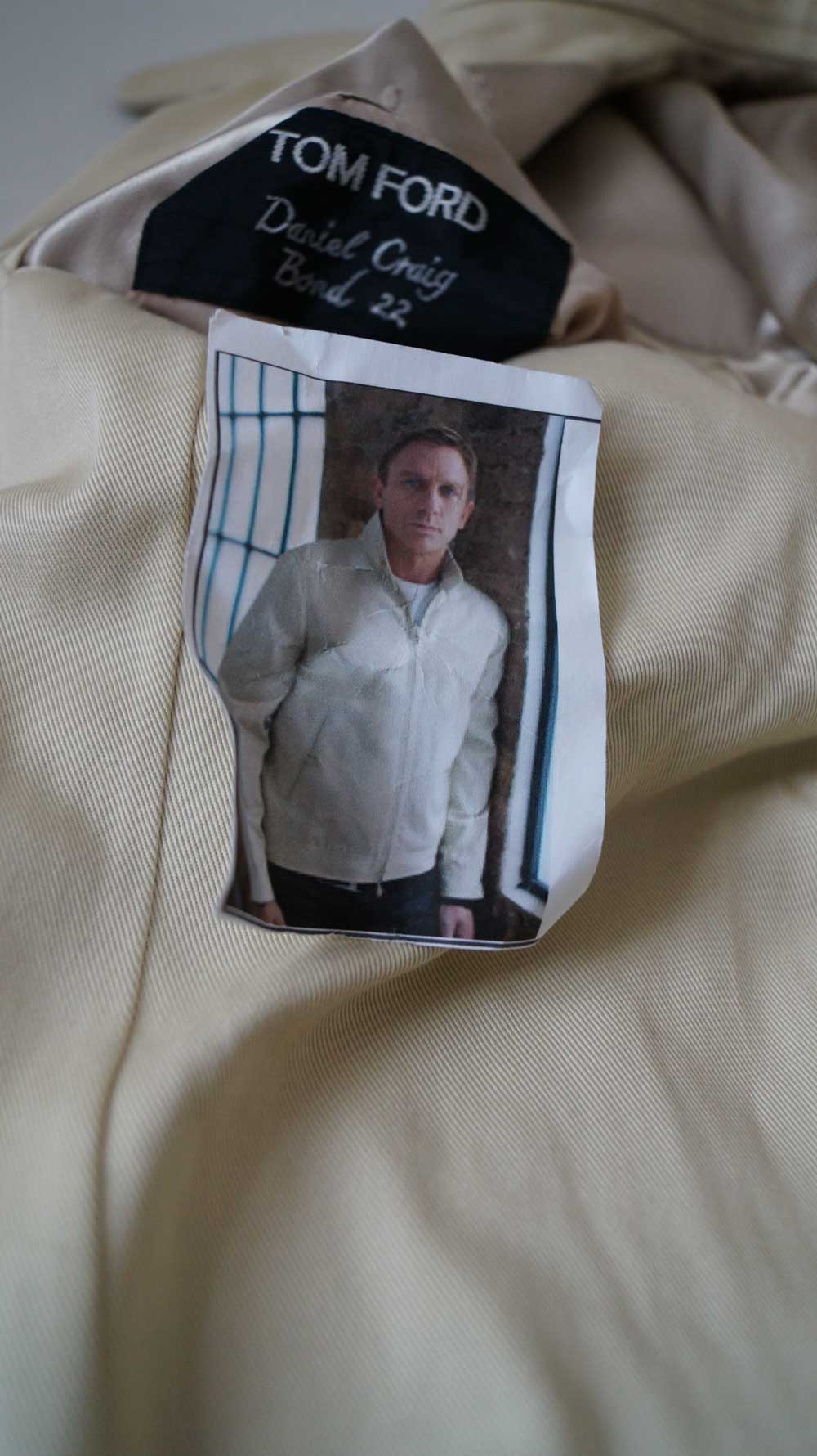 The Other Tom Ford Harrington Jacket in Cream (for Daniel Craig)| Review