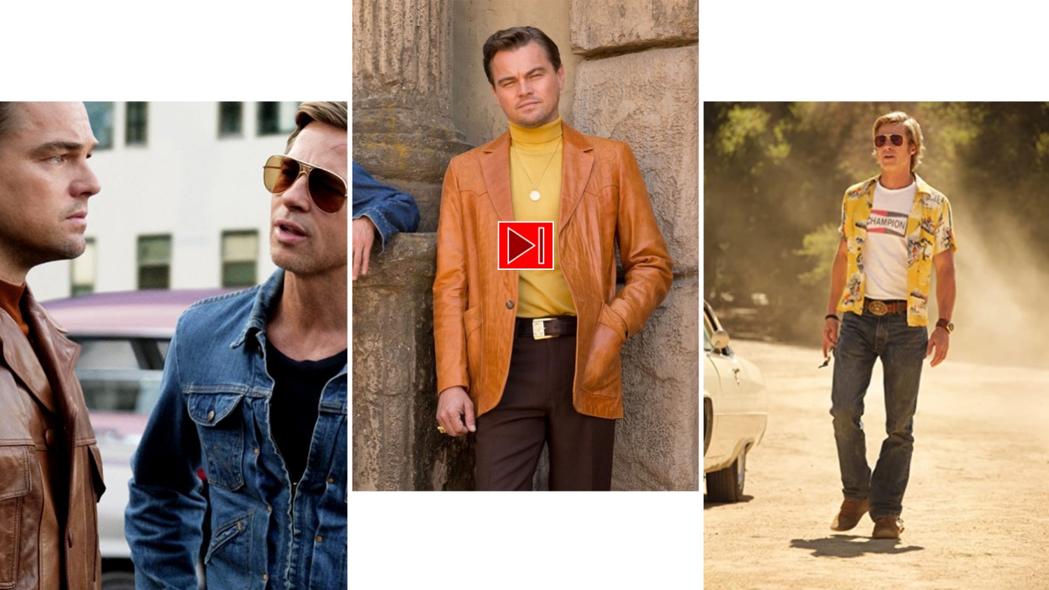 Quentin Tarantino, Brad Pitt, and Leonardo DiCaprio Take You Inside 'Once  Upon a Time in Hollywood'