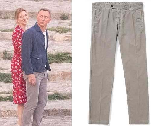 James Bond's Massimo Alba Cord Trousers in No Time To Die