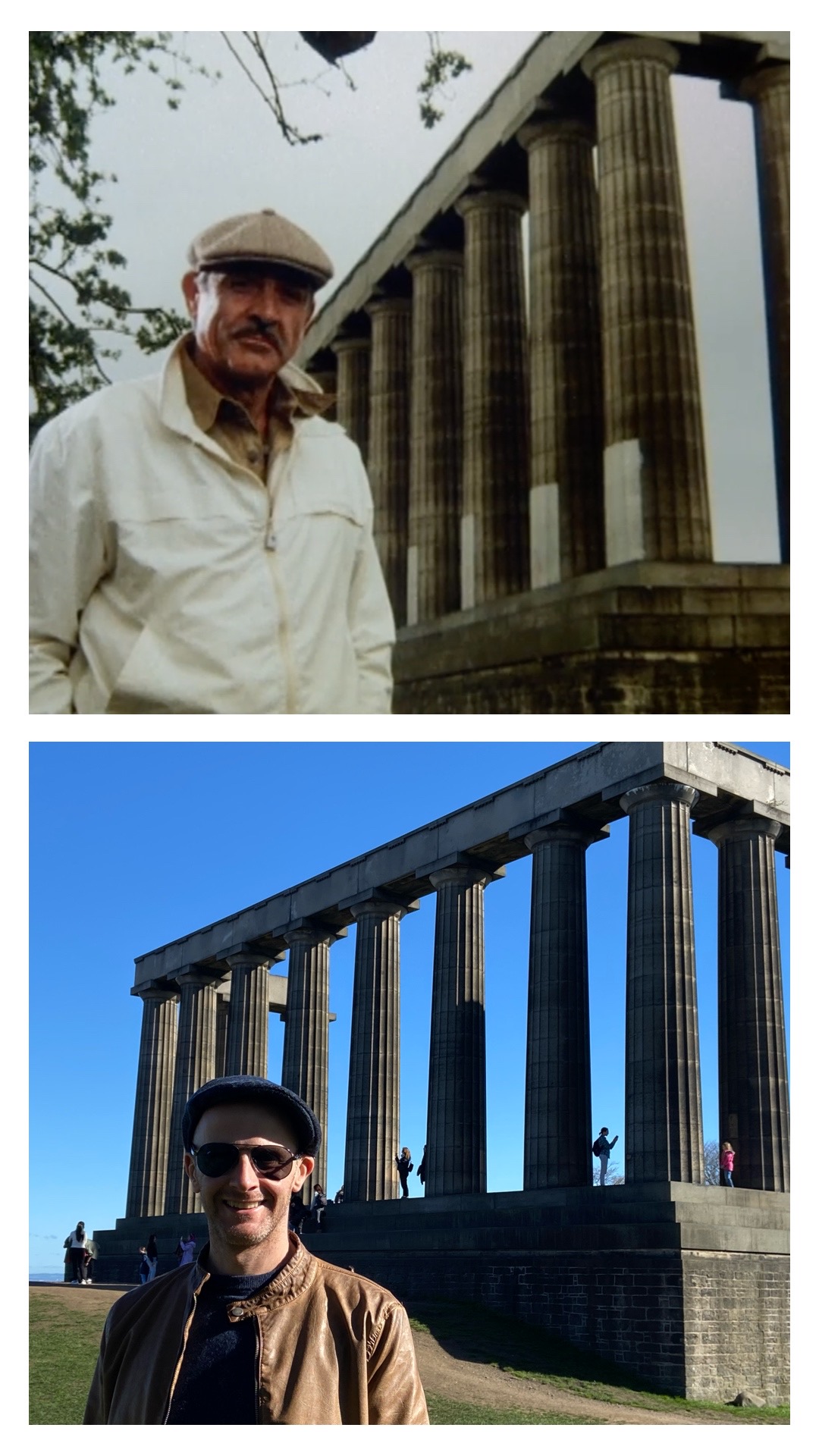 Sean Connery at the Parthenon